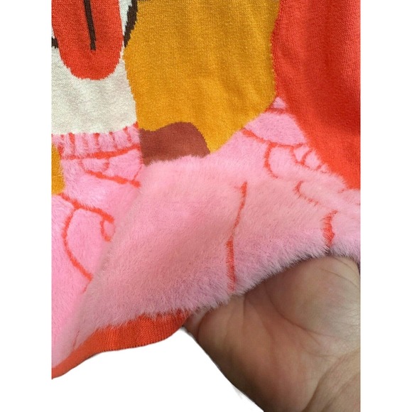 Spotted Zebra Girls Large (10) Sweater Dress Sassy Dog Iridescent Sunglasses - Picture 4 of 5